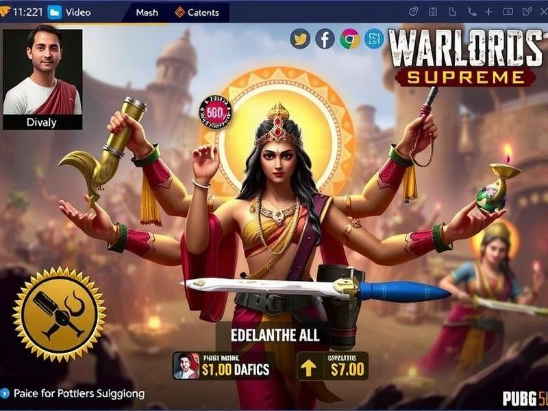 PUBG Warlord Warrior Supreme Diwali Event - Lakshmi Ki Blessing